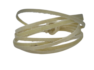 Nähriemen Rohhaut 4mm Natur (Pergament) (19986)